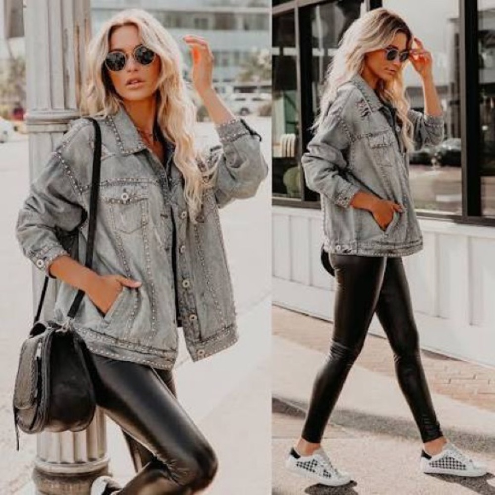 Vici Studded Denim Jacket